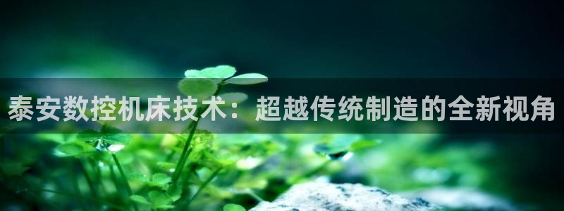 天辰娱乐服务：泰安数控机床技术：超越传统制造的全新视角