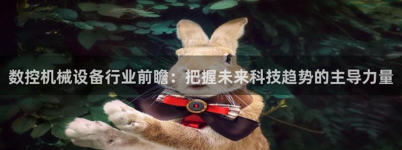 天辰辰娱乐代理：数控机械设备行业前瞻：把握未来科技趋势的主导力量